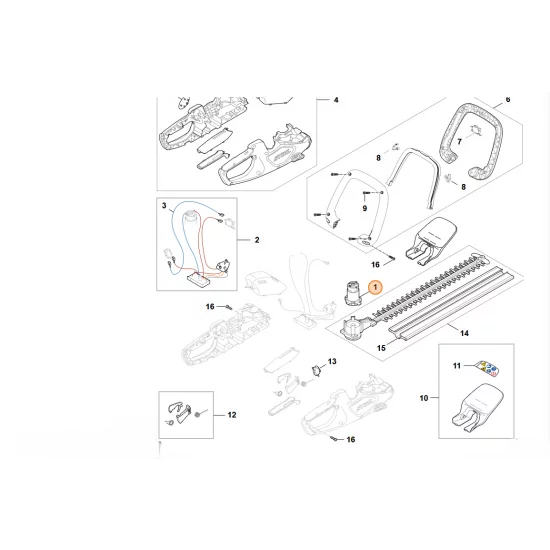 STIHL  Silnik elektryczny HA08 600 0200